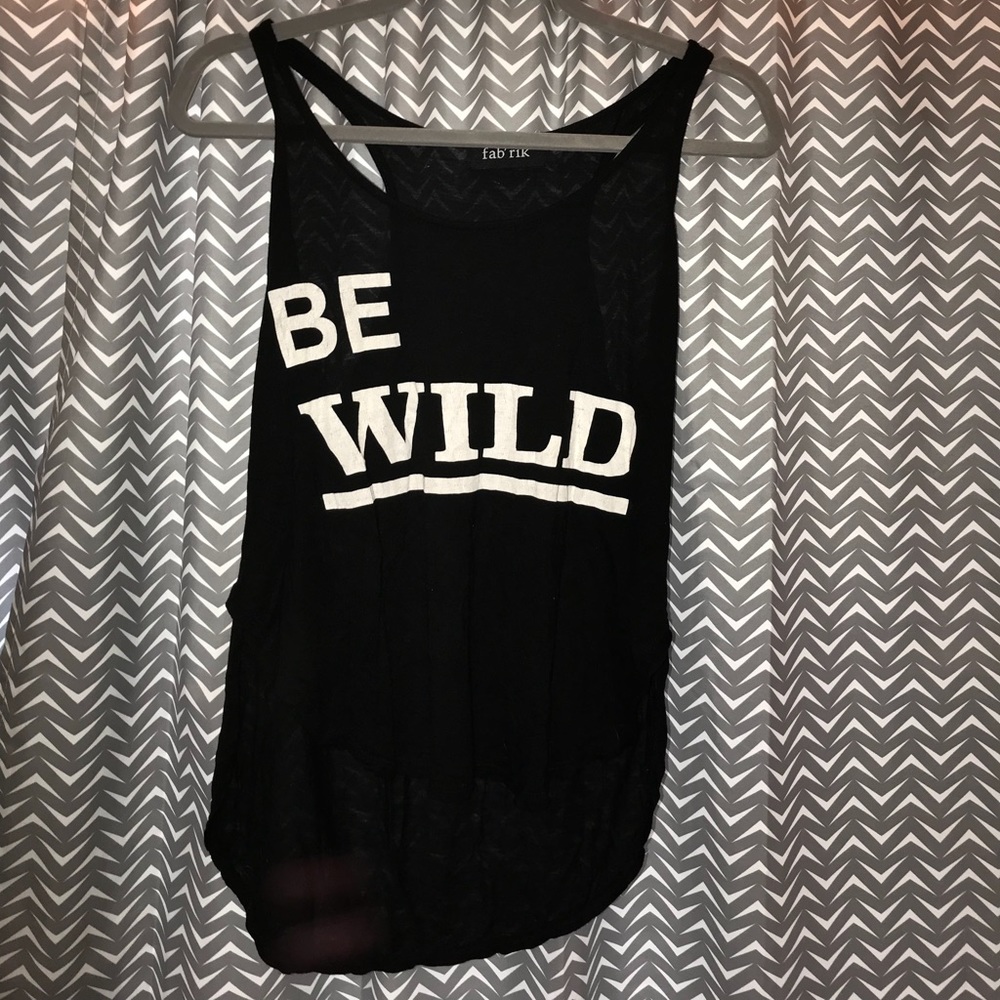“Be Wild” tank